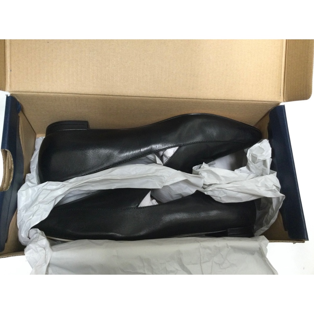 Cole Haan Brie Black Leather Loafers Ballets Flats - Picture 10 of 15